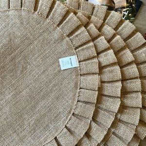 Pier1 jute placemats. New. Set of 4.